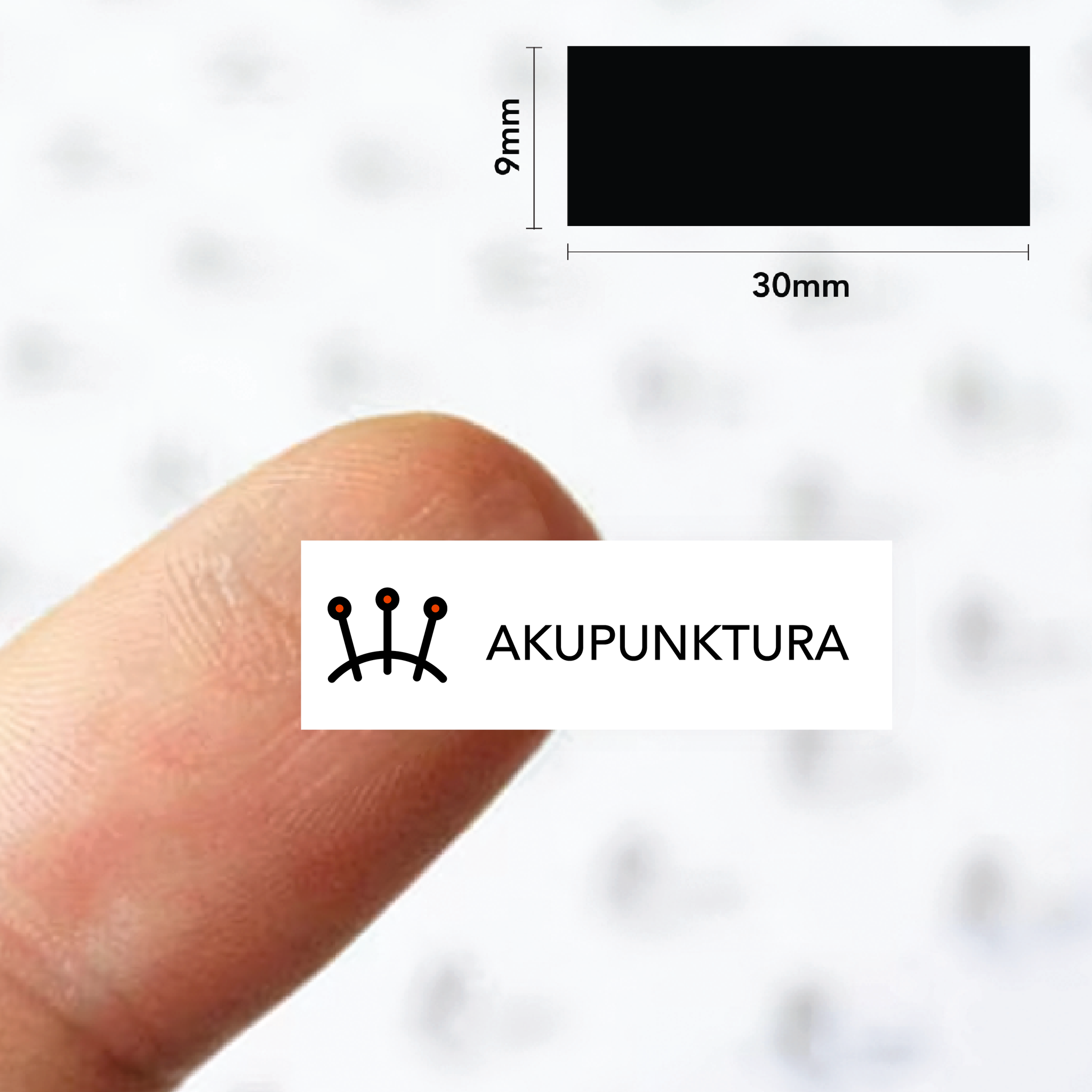 Nalepke z besedilom | akupunktura