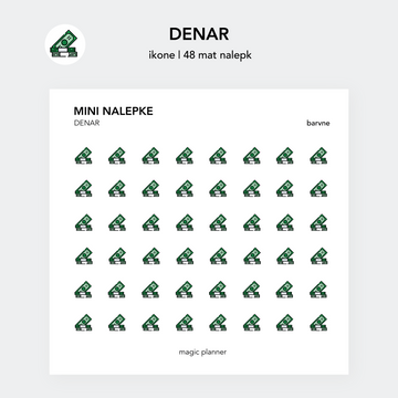 Nalepke - denar