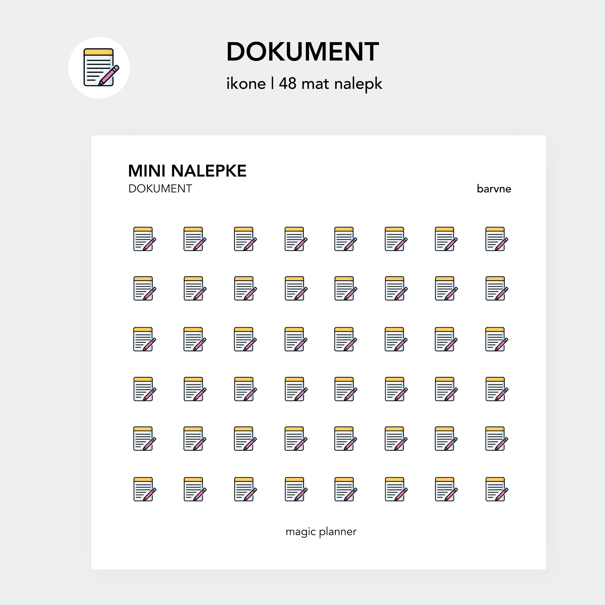 Nalepke - dokument