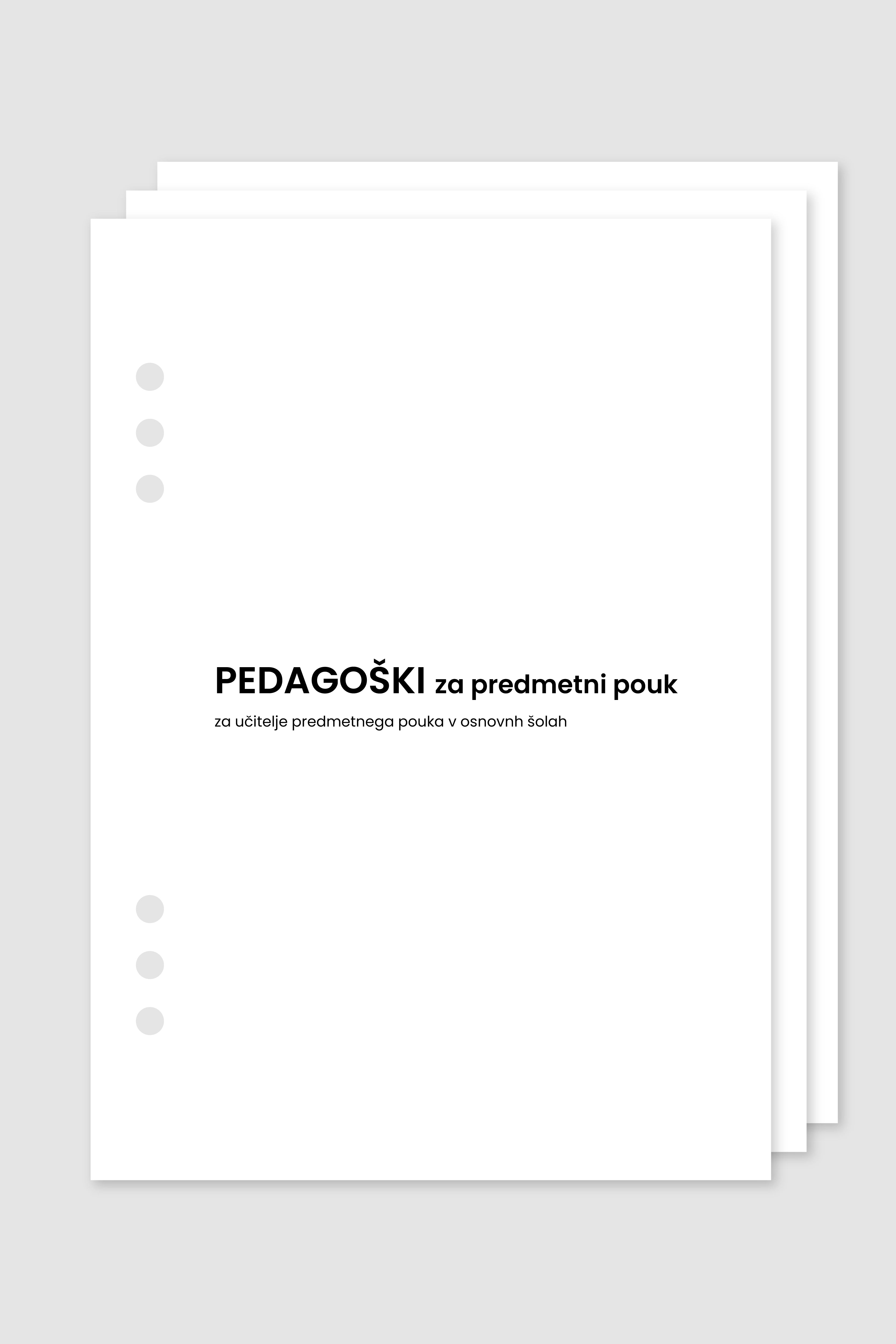 Pedagoški planer za predmetni pouk | rinčni inserti