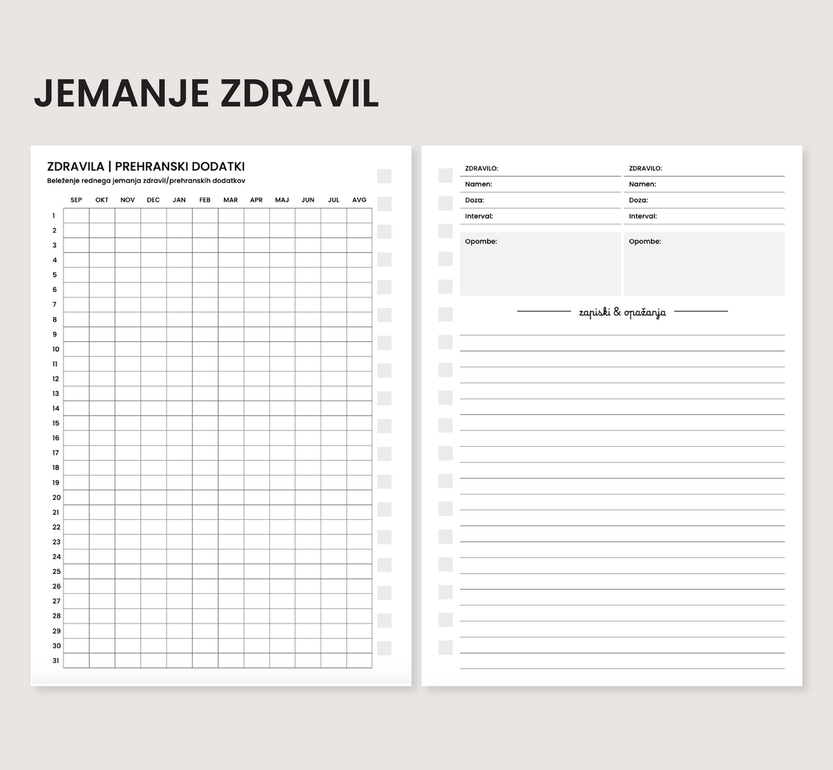 Jemanje zdravil