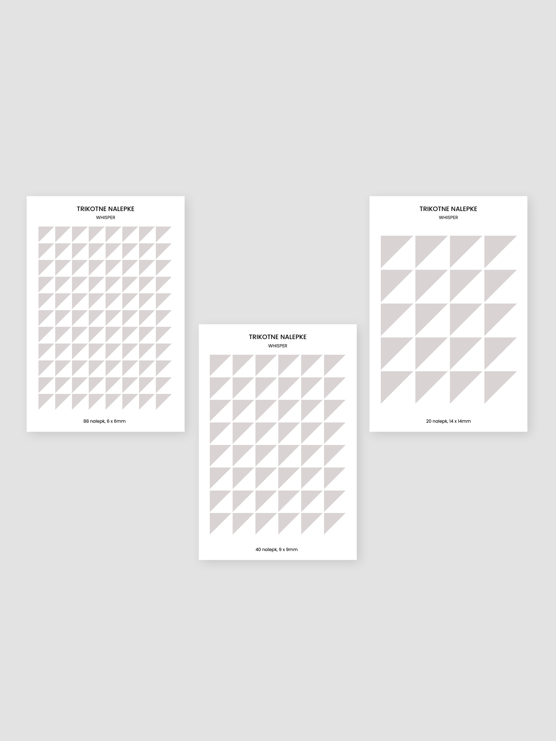 Set nalepk | trikotne