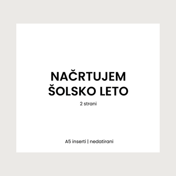 Inserti | načrtujem šolsko leto | 2 strani