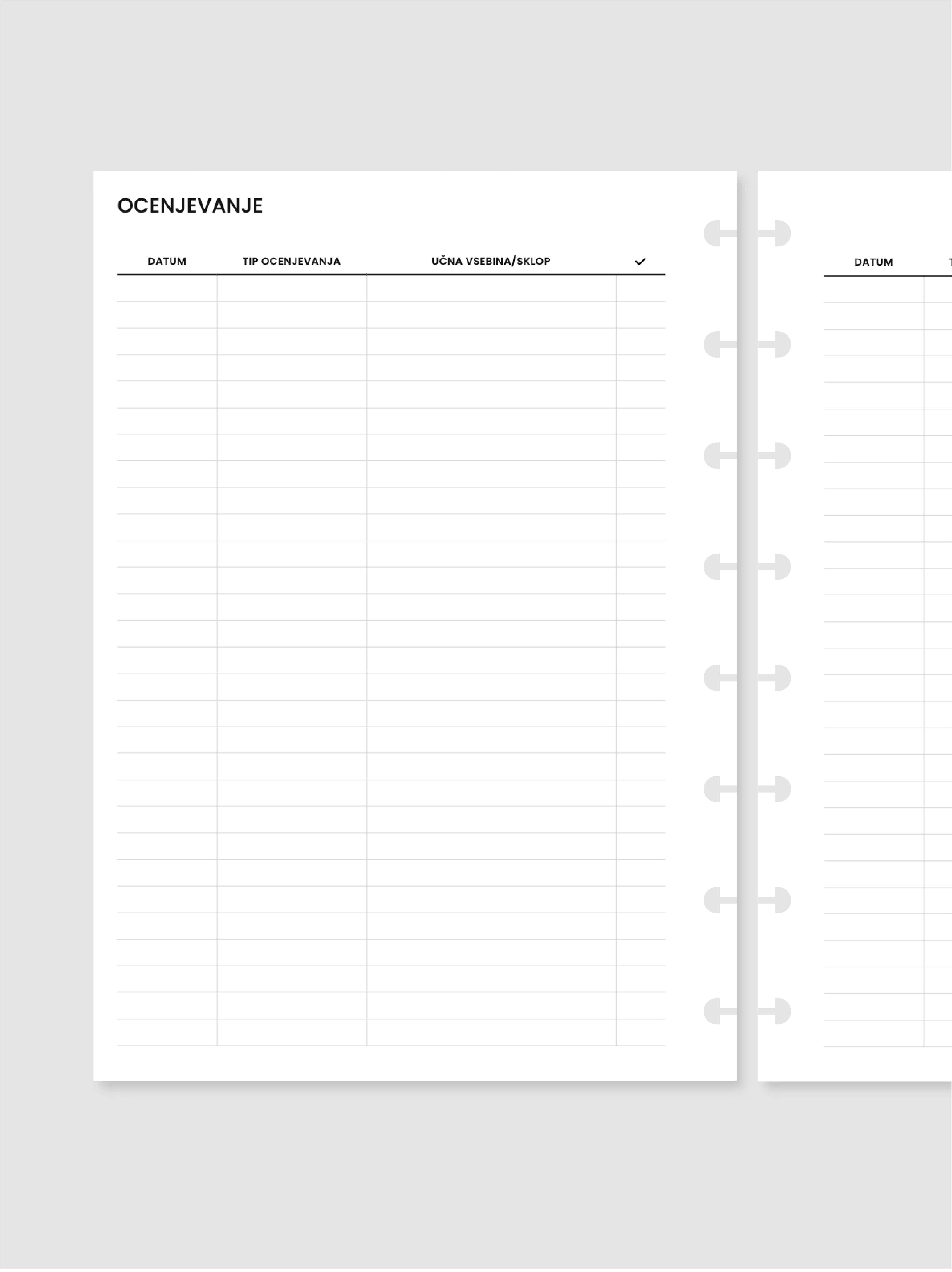 Ocenjevanje | diskovni