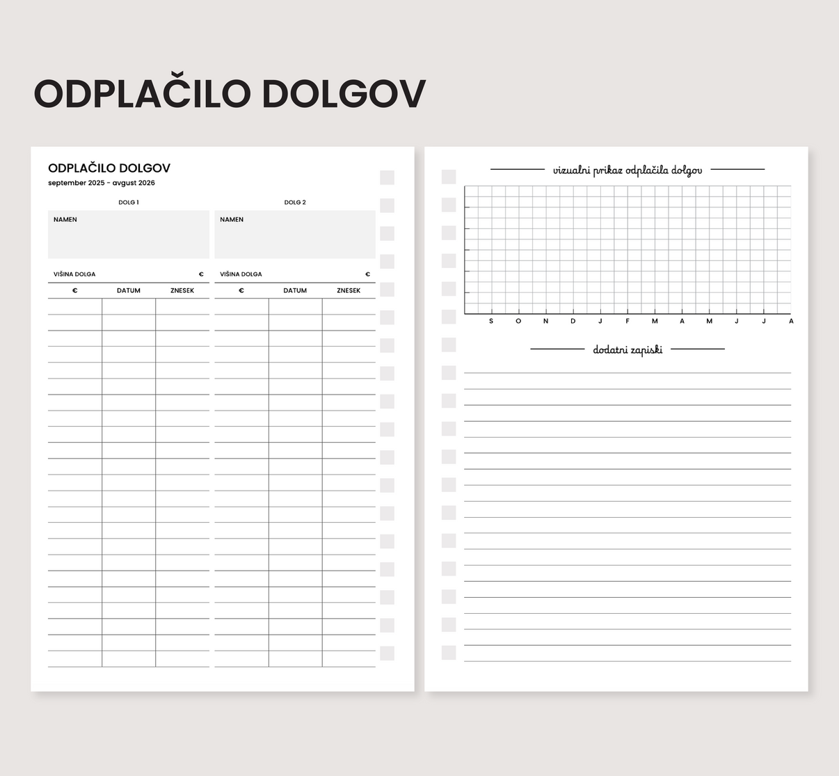 Odplačilo dolgov