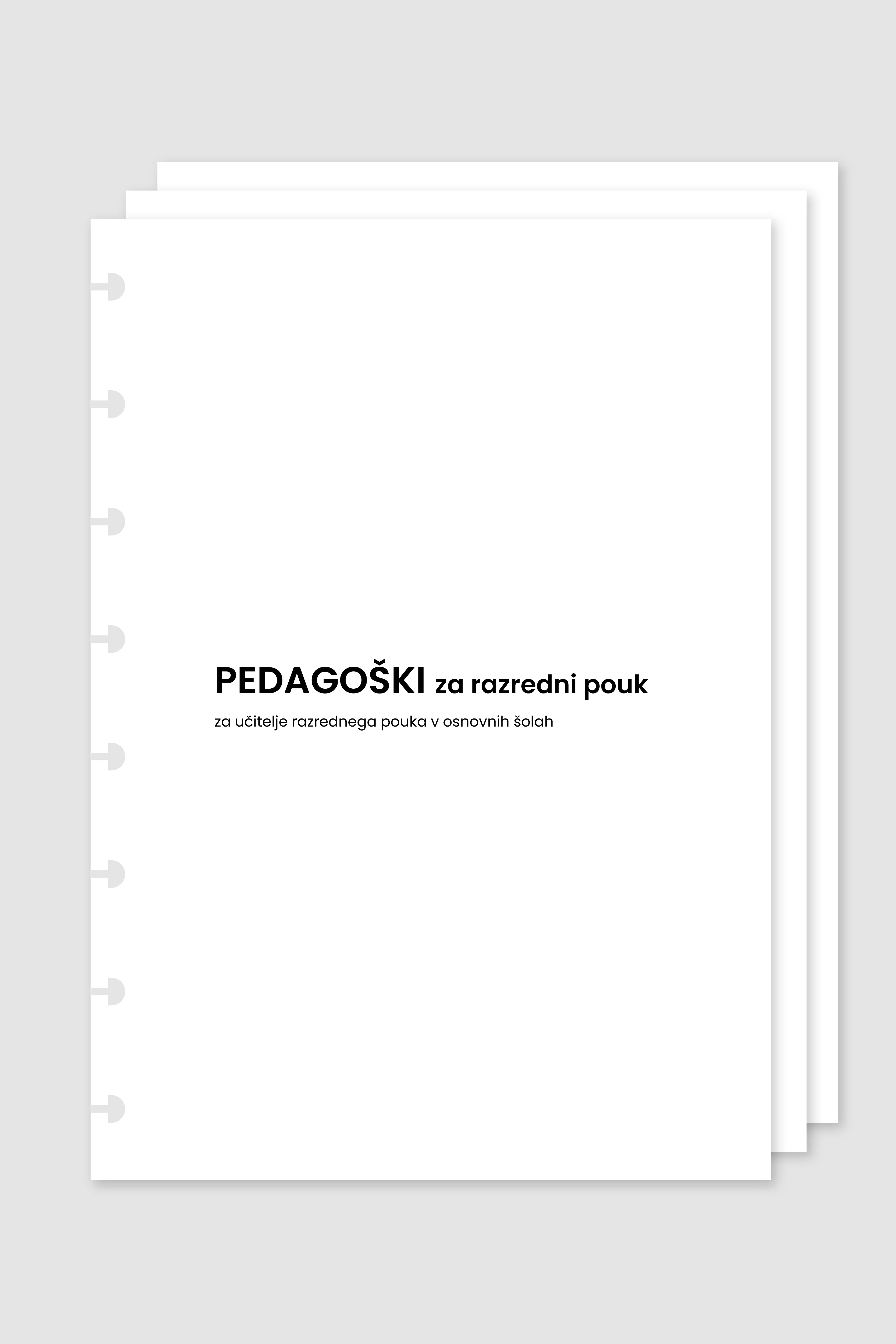 Pedagoški planer za razredni pouk | diskovni inserti