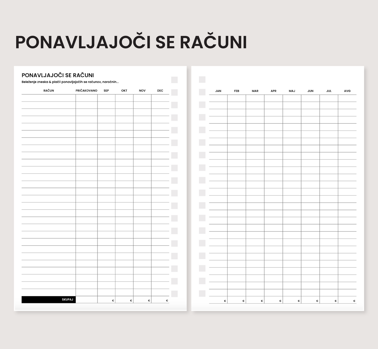 Ponavljajoči se računi