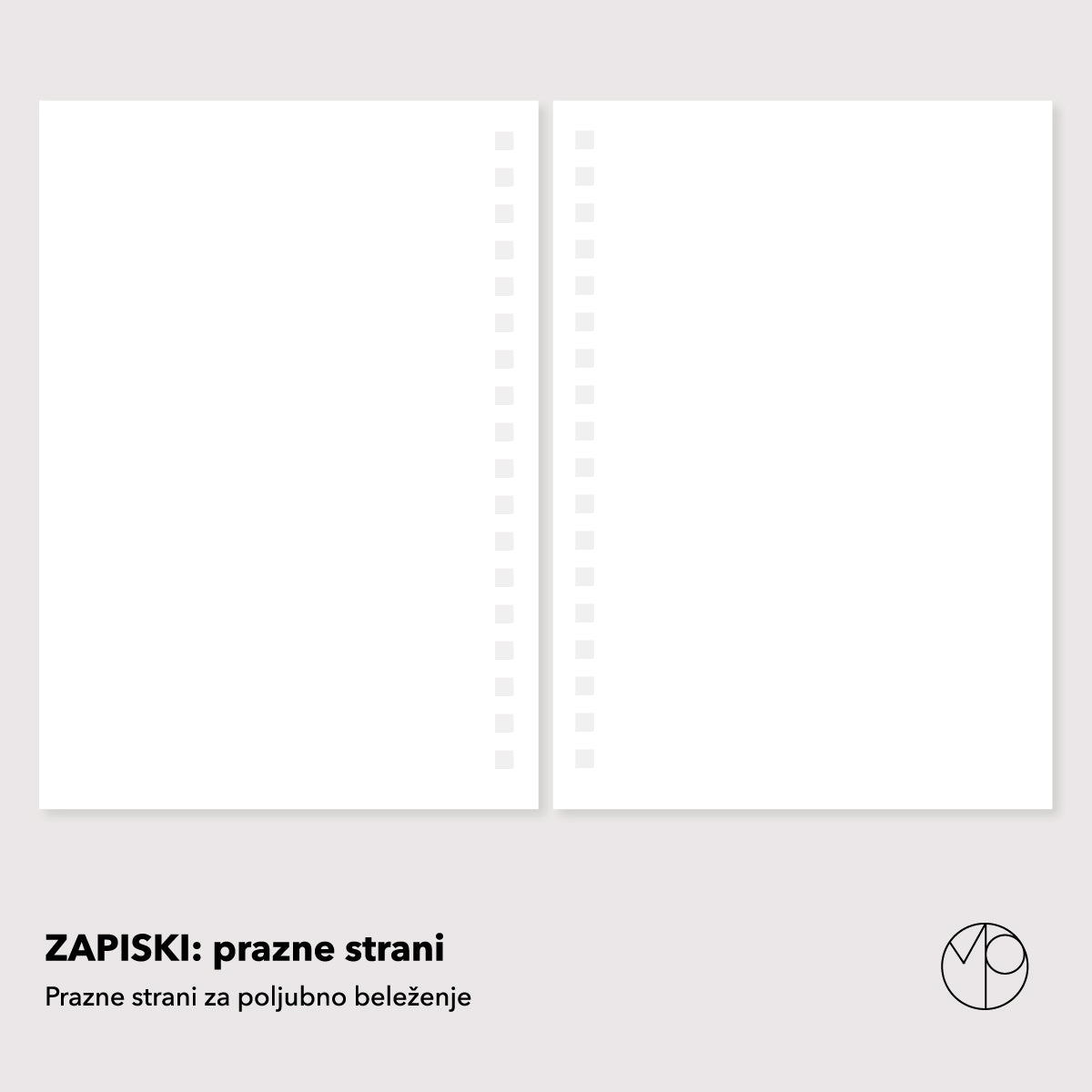 Inserti | prazne strani
