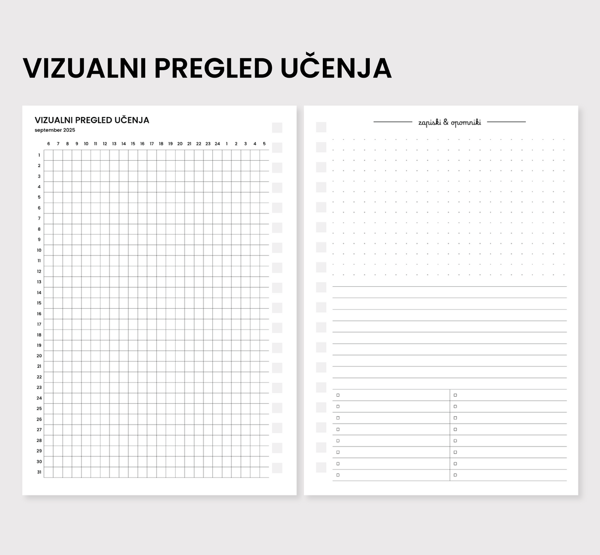 Vizualni pregled učenja