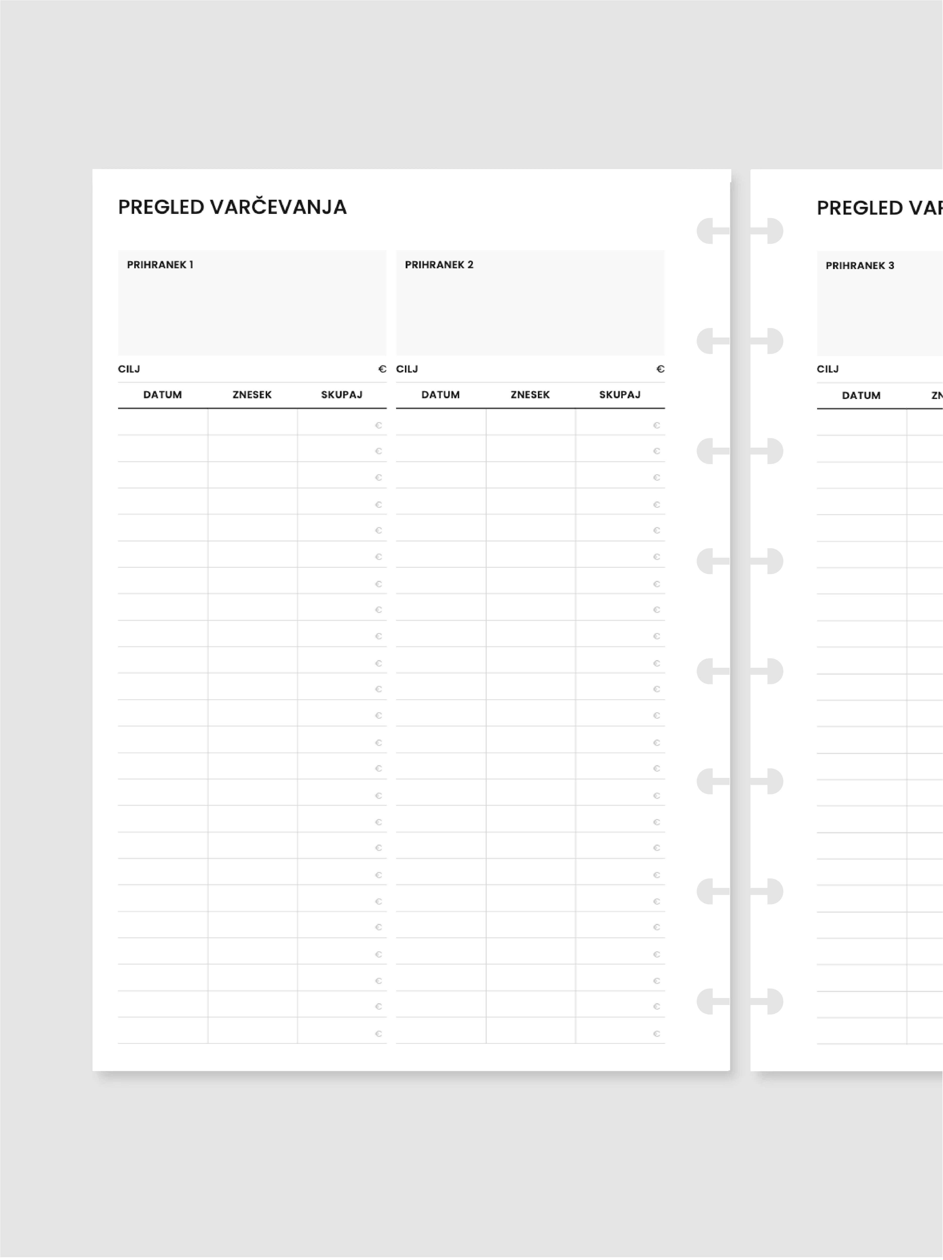 Pregled varčevanja | diskovni
