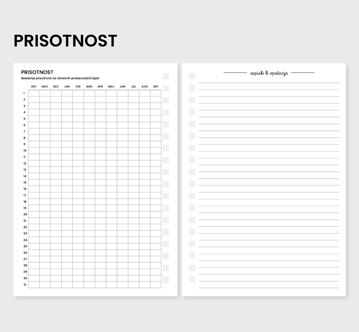 Prisotnost