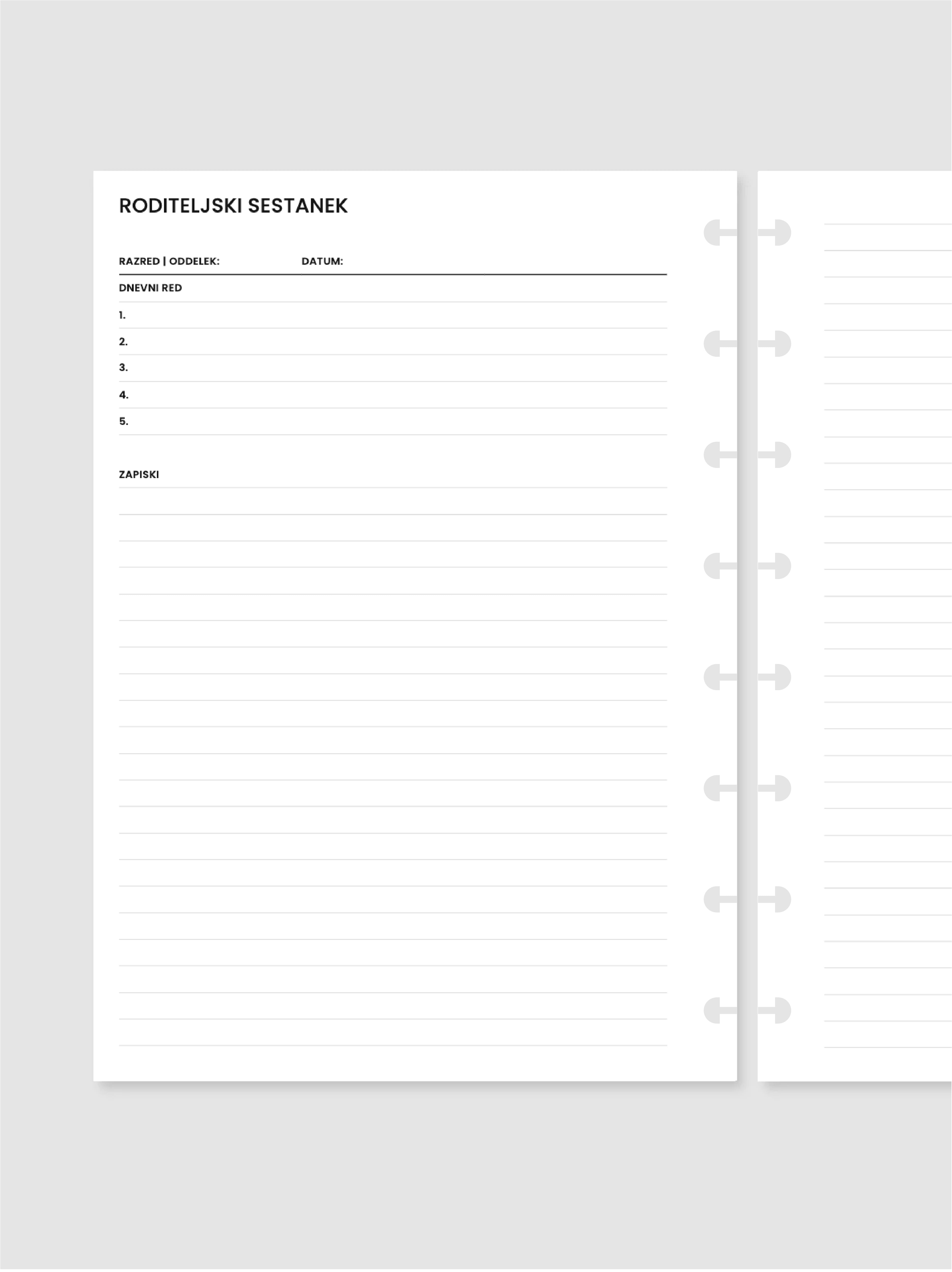 Roditeljski sestanek | diskovni
