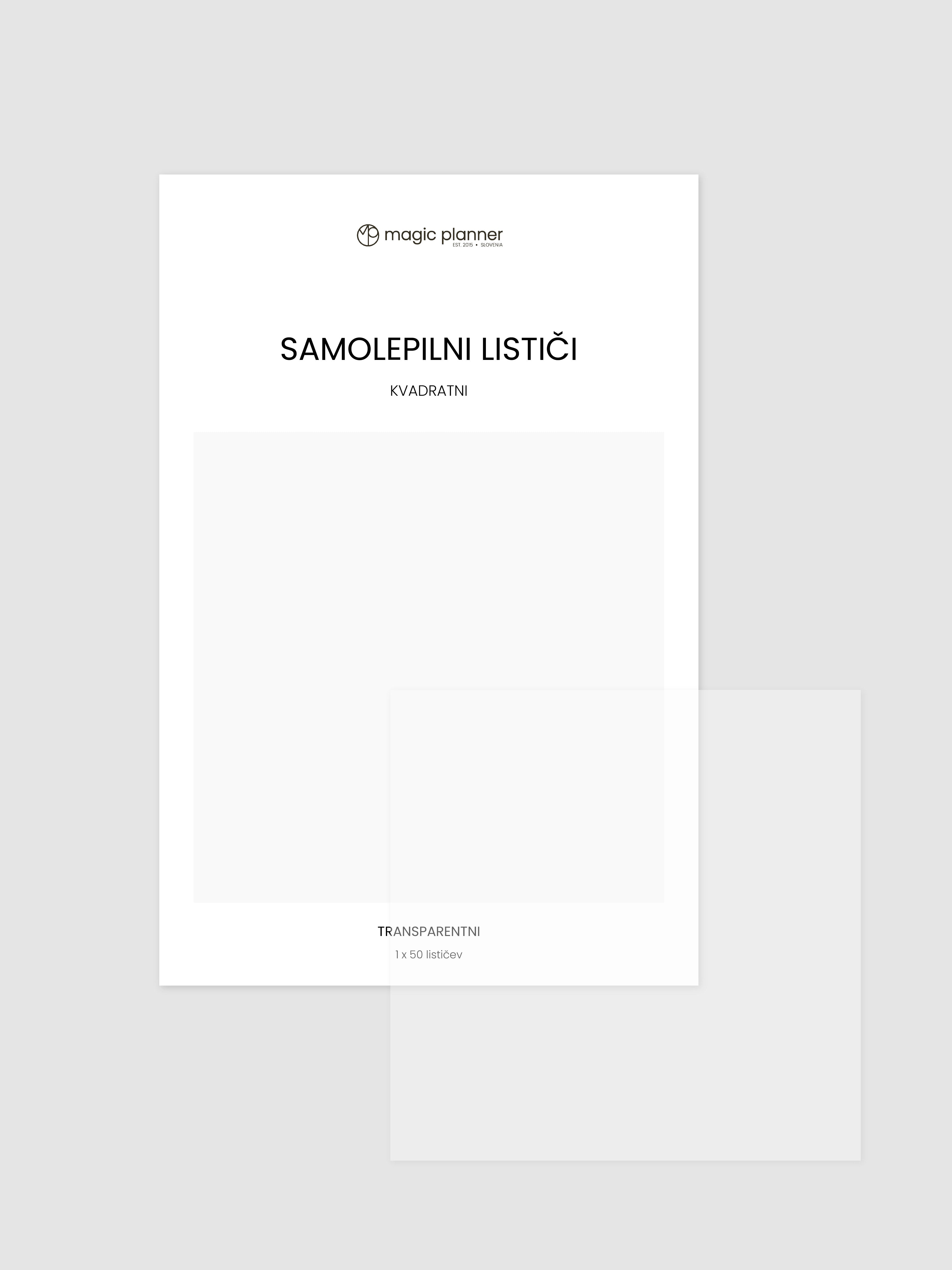 Samolepilni kvadratni lističi