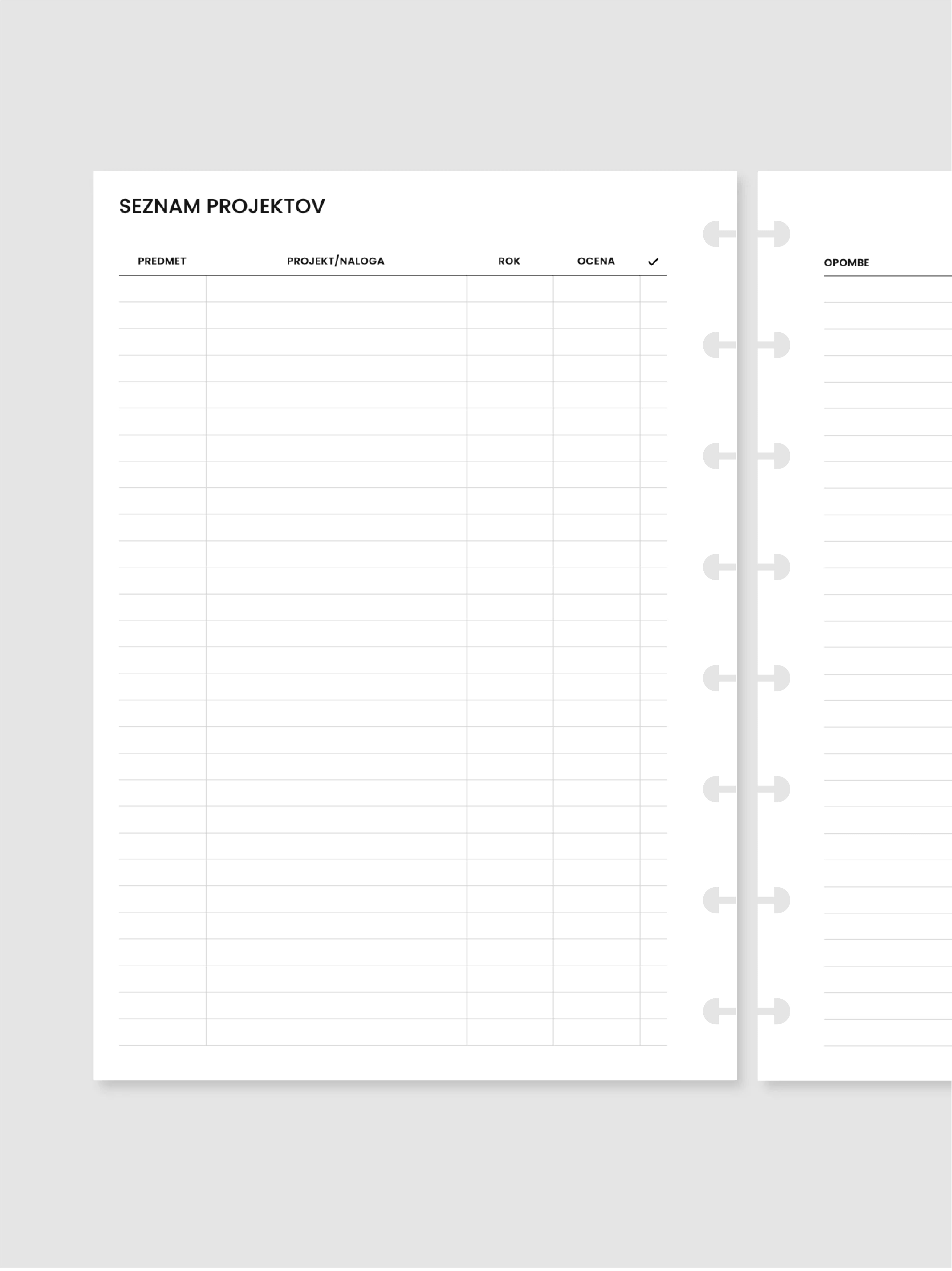 Seznam projektov | diskovni