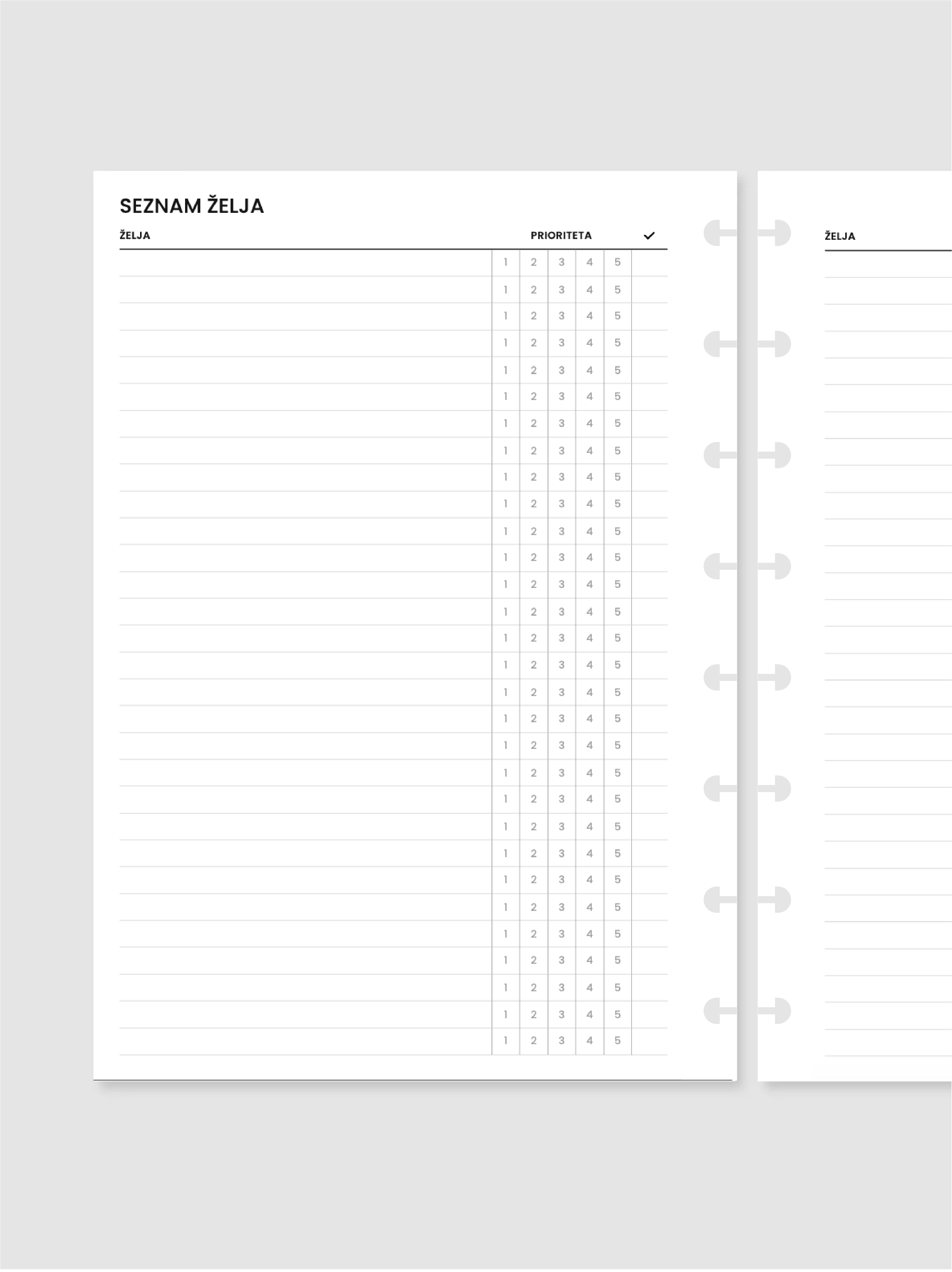 Seznam želja | diskovni