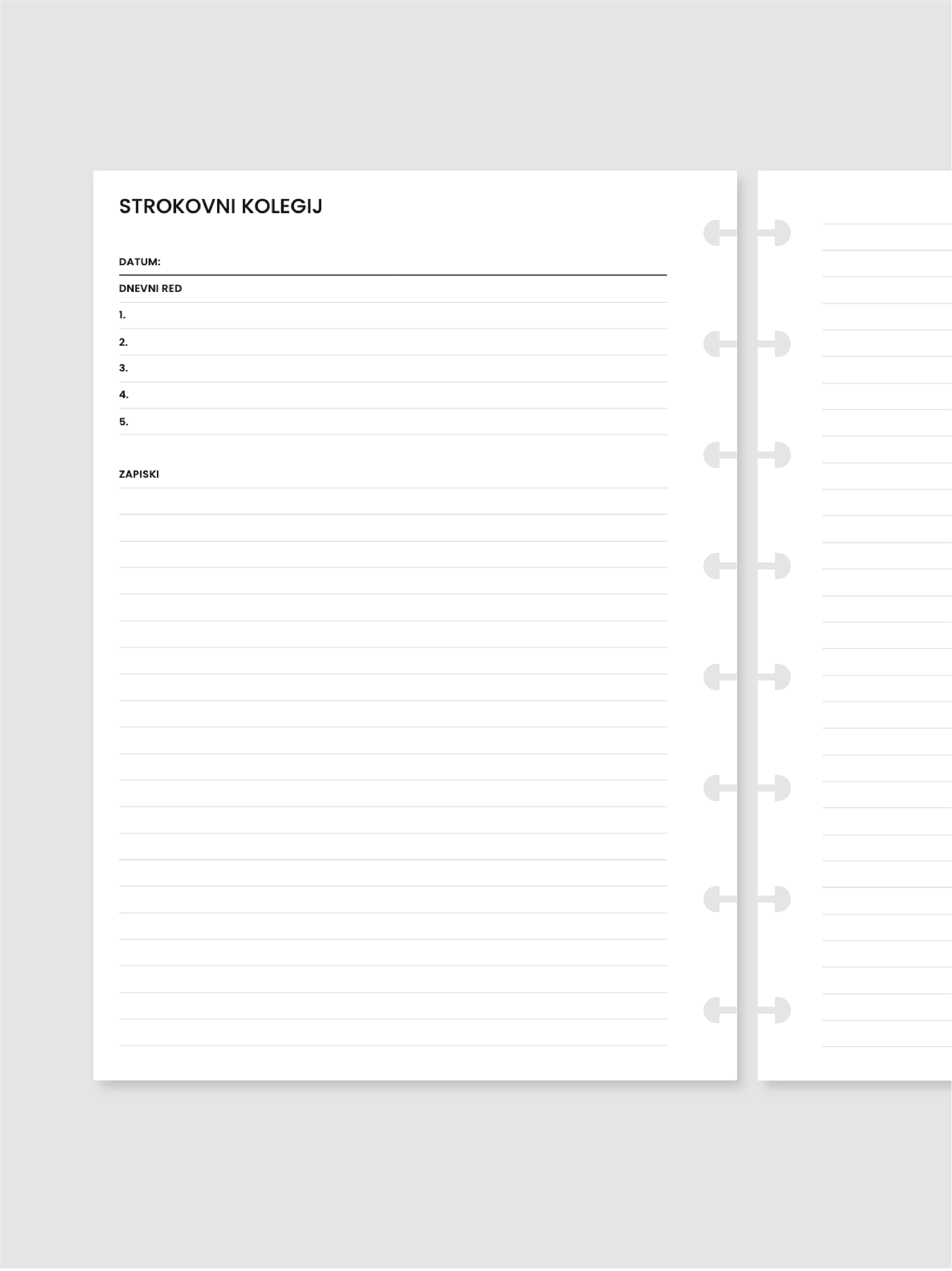 Strokovni kolegij | diskovni