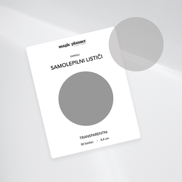 Transparentni okrogli lističi